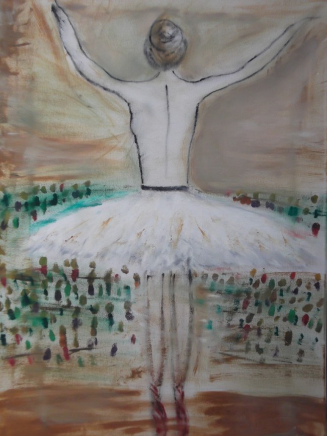 Ballerina 50 x 70; oil on canvas