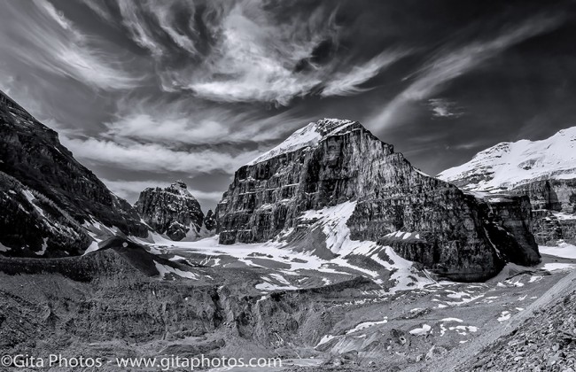 Mt. Lefory and  Plain of Six Glaciers © Ron Hallam
