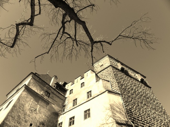 A tower of Bran Castle A tower of Bran Castle