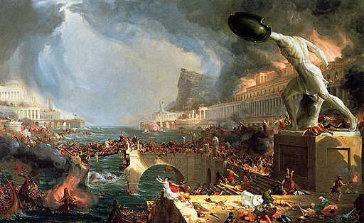 "The Course of Empire - Destruction" by Thomas Cole