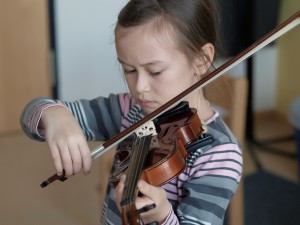 The violin lesson