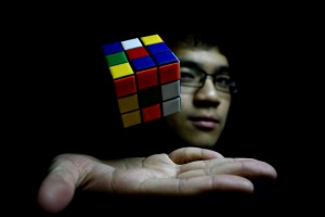 Rubik's Cube Telekinesis