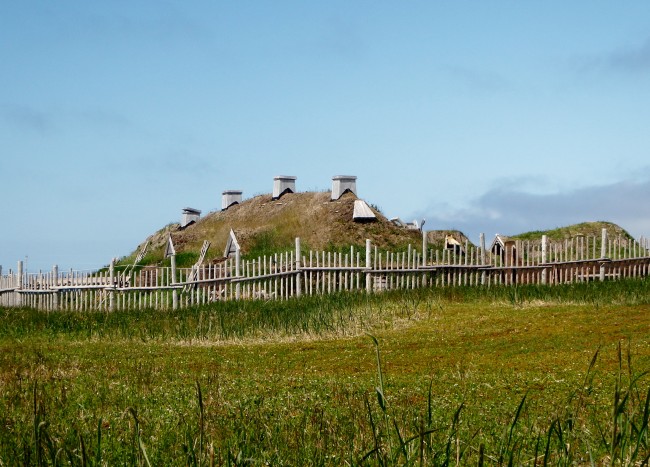 Reconstructed Viking settlement of Thorfinn Karlsefni