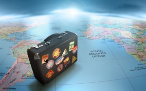 Globe - Map Suitcase