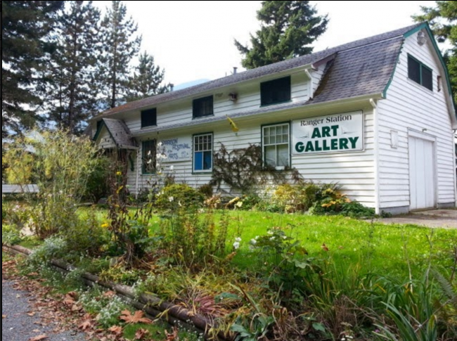 Ranger Station by the Kent Harrison Arts Council, Harrison Hot Springs BC in 2014. 