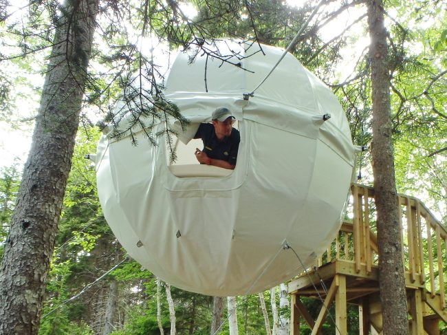 Parks Canada's Cocoon tent