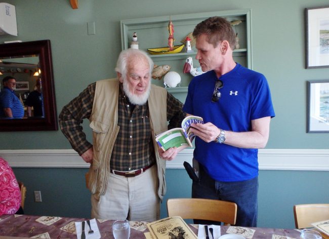 Author with Bell's great grandson Author with Bell's great grandson