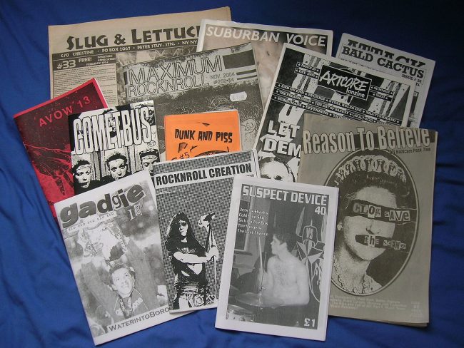 UK and US Zines